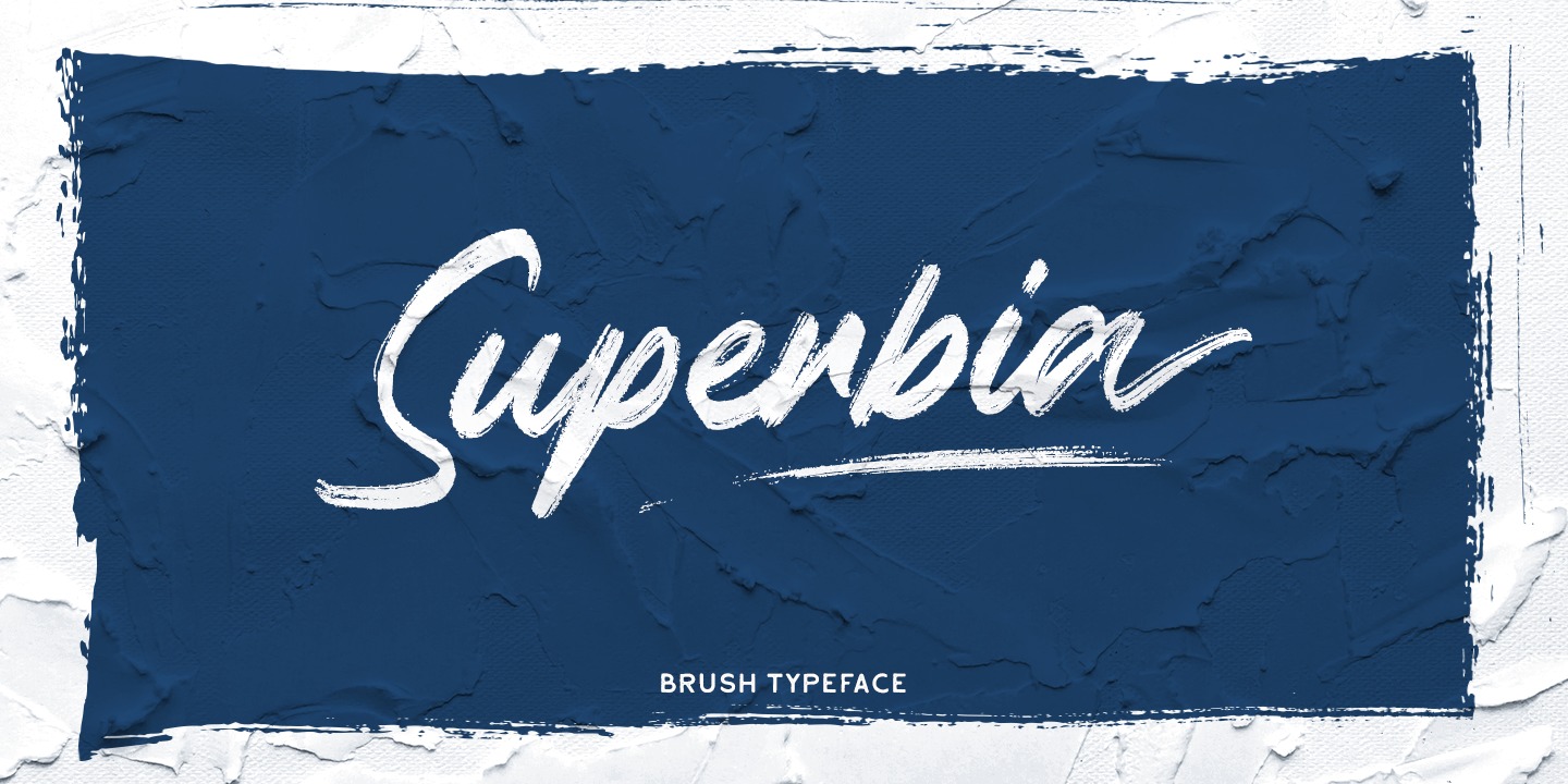 Superbia Font preview